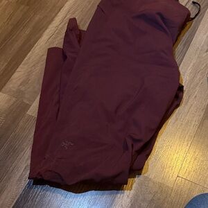 Arc'teryx Dark Red Outdoor Pants